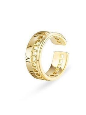 Fashion Roman numeral Opening Ring 7 stainless